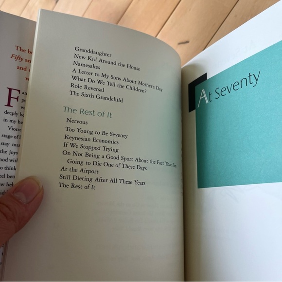 I'm Too Young To Be Seventy Hardcover Judith Viorst / 70 Things To Do When Lot - Picture 12 of 12